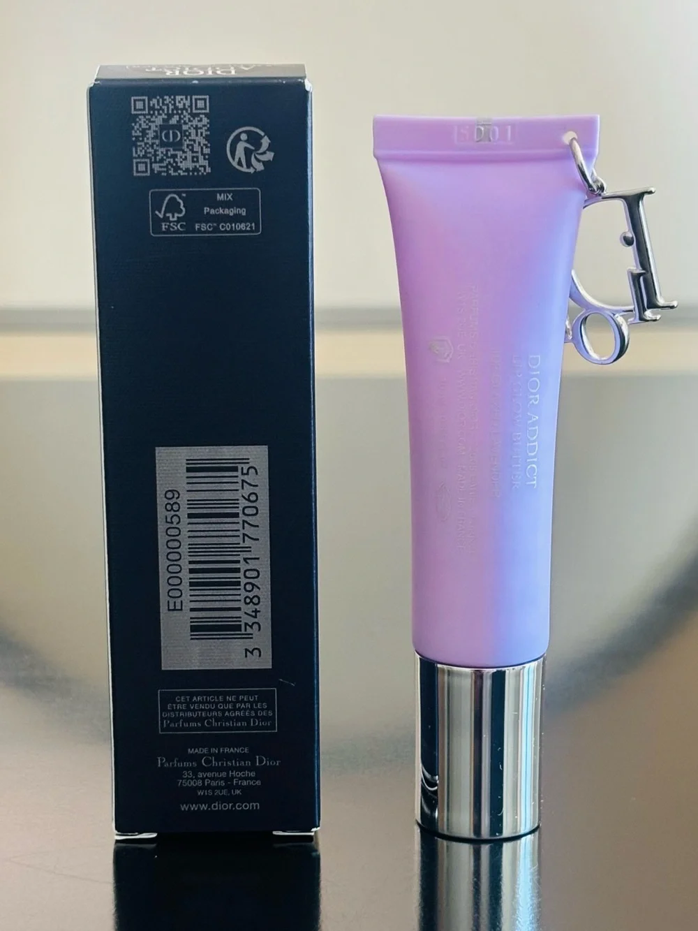 Dior Addict Lip Glow Butter 102 Glazed Lavender